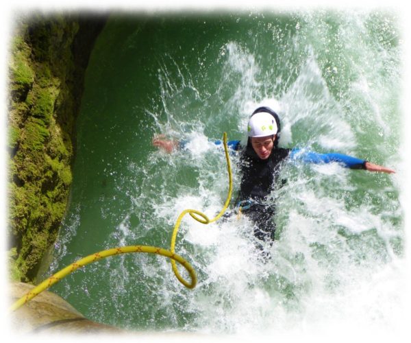 Canyoning d'Angon à Annecy avec Vertige Concept