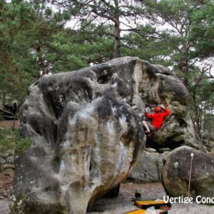 Stage escalade à Fontainebleau : progresser techniquement avec un moniteur