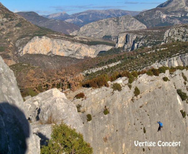 Stage escalade dans le Verdon