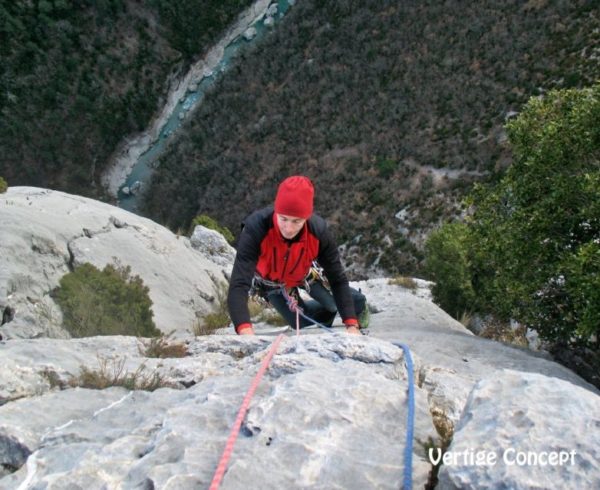 Stage escalade dans le Verdon