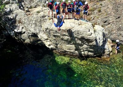 Canyoning initiation du Fango : une randonnée aquatique à Galéria près de Calvi en Corse du nord !