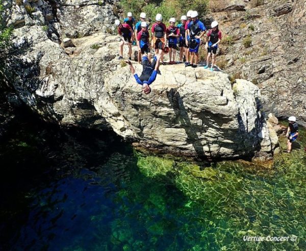 Canyoning initiation du Fango : une randonnée aquatique à Galéria près de Calvi en Corse du nord !