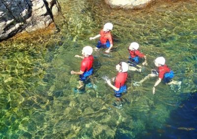 Canyoning initiation du Fango : une randonnée aquatique à Galéria près de Calvi en Corse du nord !