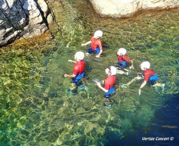 Canyoning initiation du Fango : une randonnée aquatique à Galéria près de Calvi en Corse du nord !