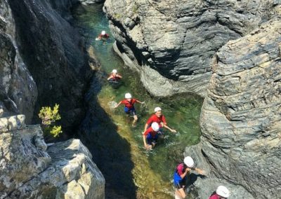 Canyoning initiation du Fango : une randonnée aquatique à Galéria près de Calvi en Corse du nord !