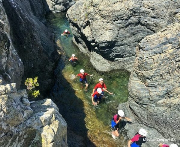 Canyoning initiation du Fango : une randonnée aquatique à Galéria près de Calvi en Corse du nord !