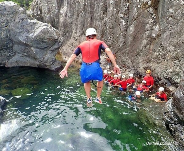 Canyoning initiation du Fango : une randonnée aquatique à Galéria près de Calvi en Corse du nord !