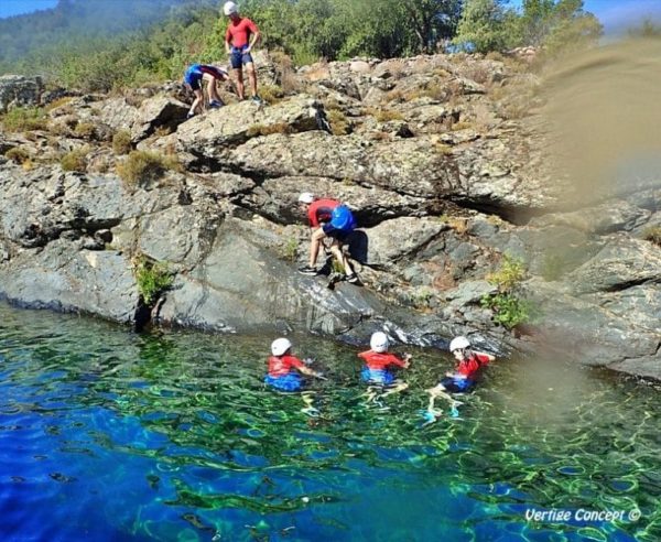 Canyoning initiation du Fango : une randonnée aquatique à Galéria près de Calvi en Corse du nord !