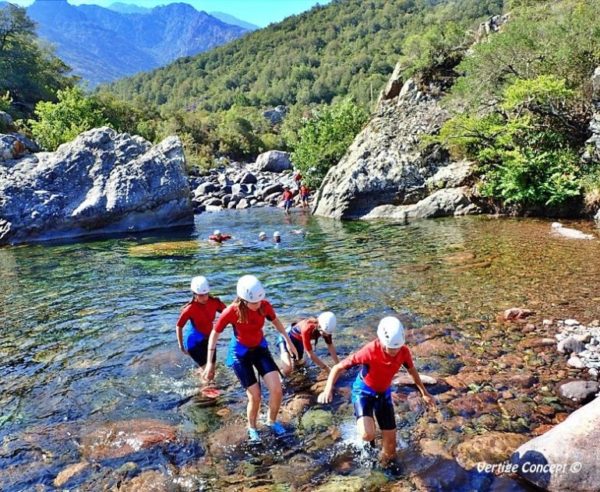 Canyoning initiation du Fango : une randonnée aquatique à Galéria près de Calvi en Corse du nord !