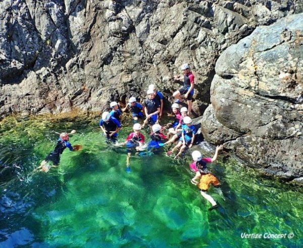 Canyoning initiation du Fango : une randonnée aquatique à Galéria près de Calvi en Corse du nord !