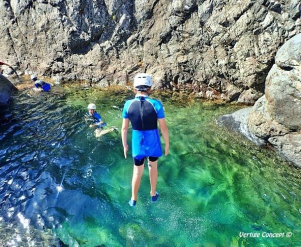 Canyoning initiation du Fango : une randonnée aquatique à Galéria près de Calvi en Corse du nord !