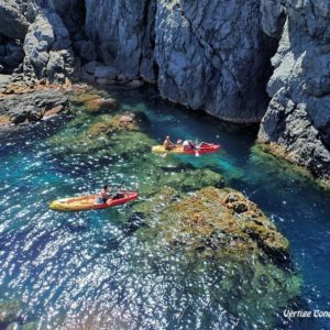 Kayak à Galéria près de Calvi en Corse du nord