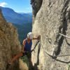 La via ferrata de Chironne surplombe le Diois