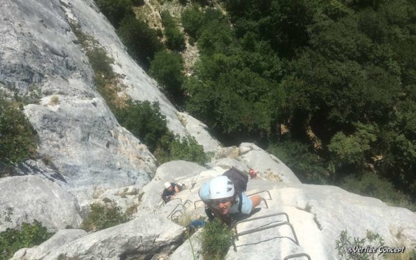 Via cordata de la Vierge du Vercors proche de Villard de Lans