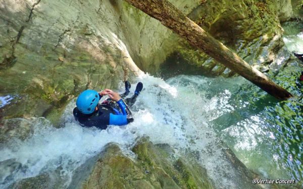 Le canyon des Ecouges près de Grenoble (Isère)