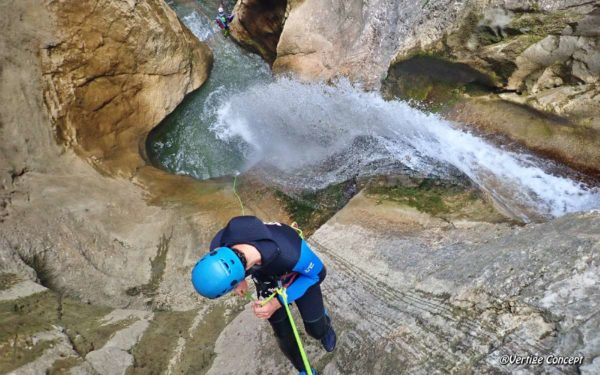 Le canyon des Ecouges en partie haute