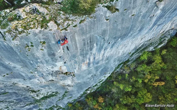 Bivouac sur les falaises de Freyr en Belgique