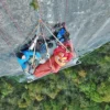 Portaledge à 120 mètres de hauteur