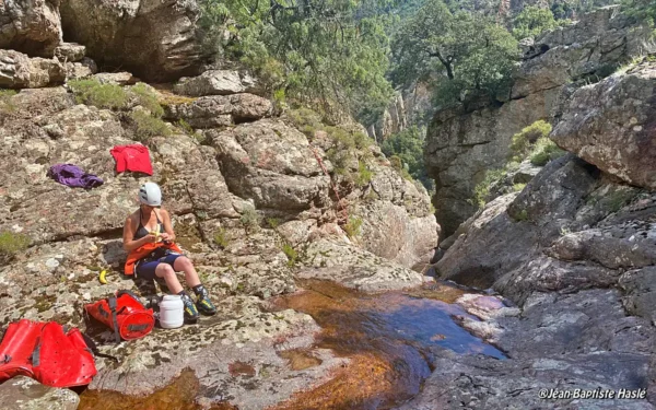 Canyon de Spiccia Rossa : situé à Galéria en Corse du nord