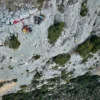 Bivouac suspendu sur les falaises du Verdon