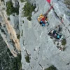 Portaledges sur les falaises du Verdon