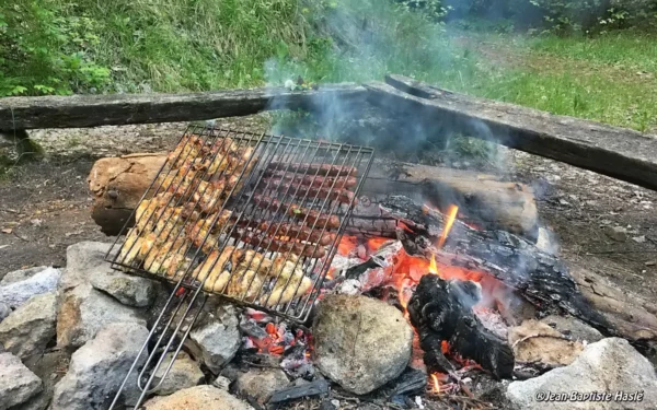 Grillades et feu de camps à Lérouville